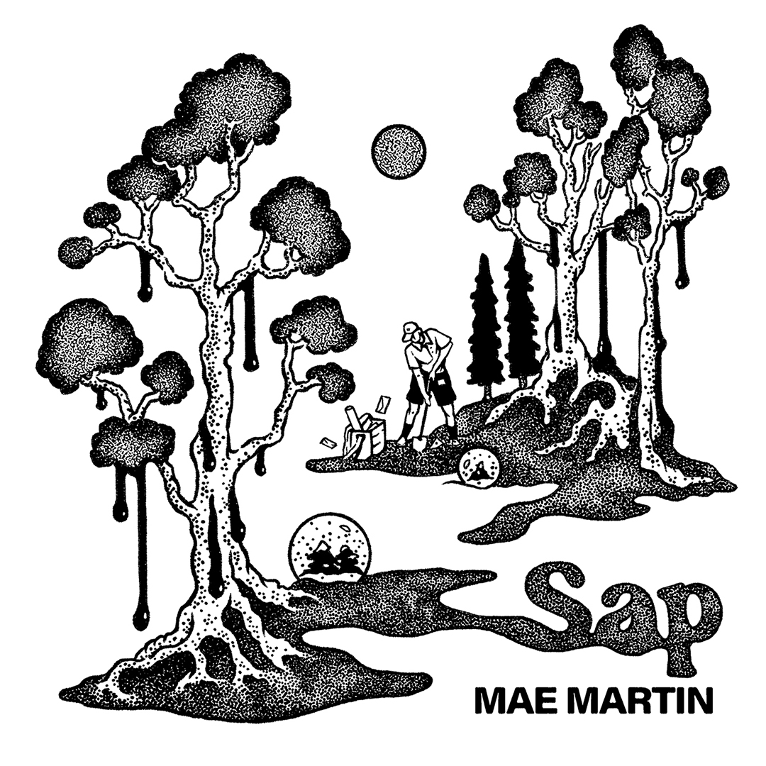 Mae Martin ‘Sap’ Art Print (B&W)