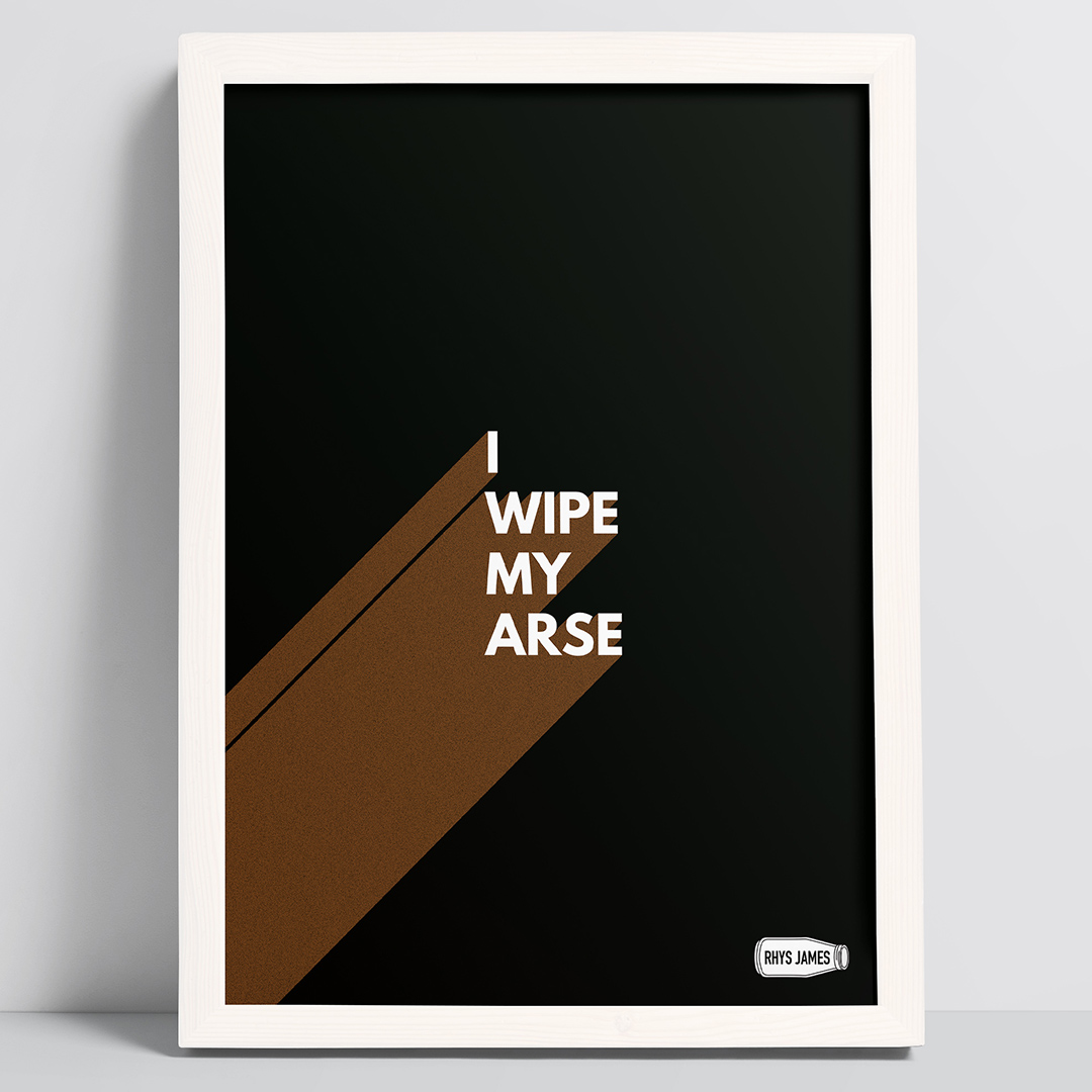 ‘Wipe’ Art Print